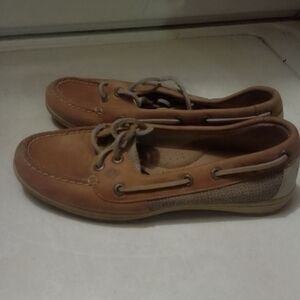 Sperry‎ Tan Boat Shoes Moccasin Style